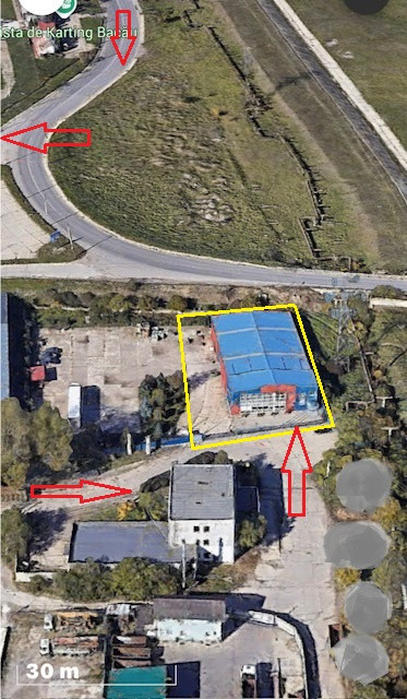 Hala de vanzare, an 2008, zona industriala Bacau