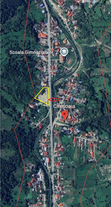 Teren de vanzare 2.631 mp,  Slanic Moldova - Ciresoaia, Bacau