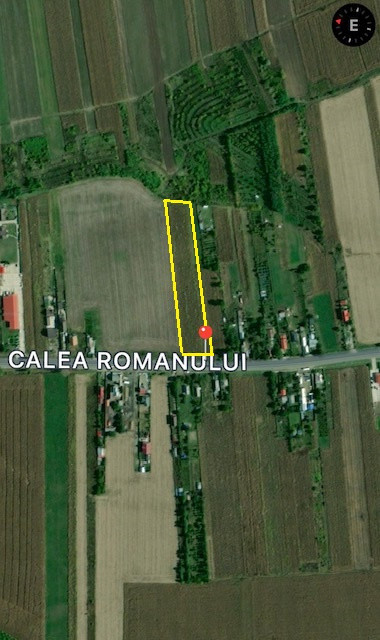 Teren 6.668 mp, de vanzare, loc. BOGDAN VODA, la E-85, com. Saucesti, jud. Bacau