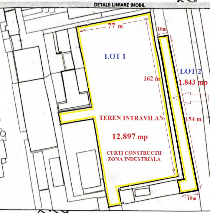 Teren industrial 14.740 mp, de vanzare, autorizatie constr., str Chimiei, Bacau