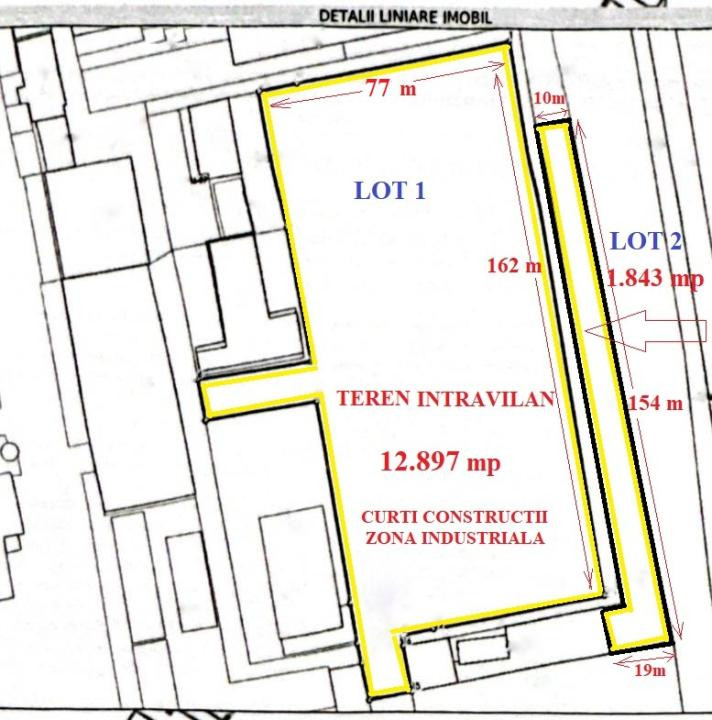 Teren industrial 14.740 mp, de vanzare, autorizatie constr., str Chimiei, Bacau