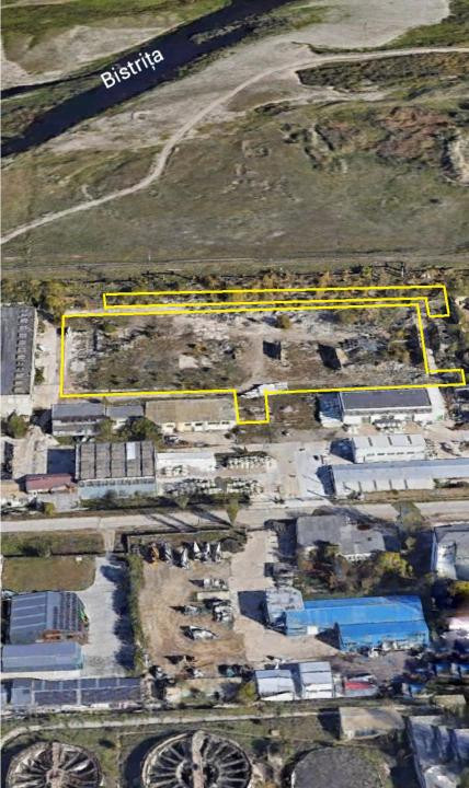 Teren industrial 14.740 mp, de vanzare, autorizatie constr., str Chimiei, Bacau