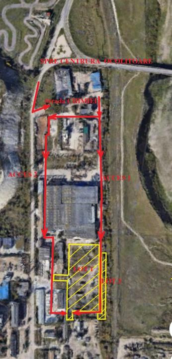 Teren industrial 14.740 mp, de vanzare, autorizatie constr., str Chimiei, Bacau