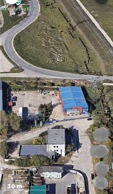 Hala de vanzare, an 2008, zona industriala Bacau