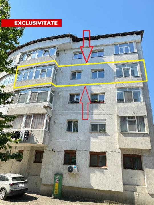 Apartament 3 camere si 2 bai de vanzare, str. Calugareni, Bacau-NORD