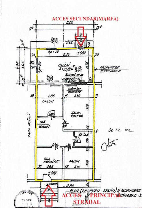 Spatiu comercial de inchiriat 93 mp, str. Stefan cel Mare, Bacau