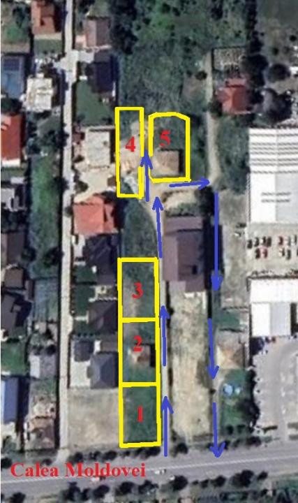 Loturi de teren de vanzare Calea Moldovei(langa SKODA), Bacau