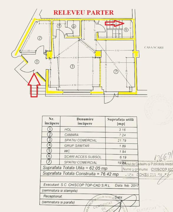 Spatiu comercial 100 mp de inchiriat, str. Logofat Tautu, Bacau